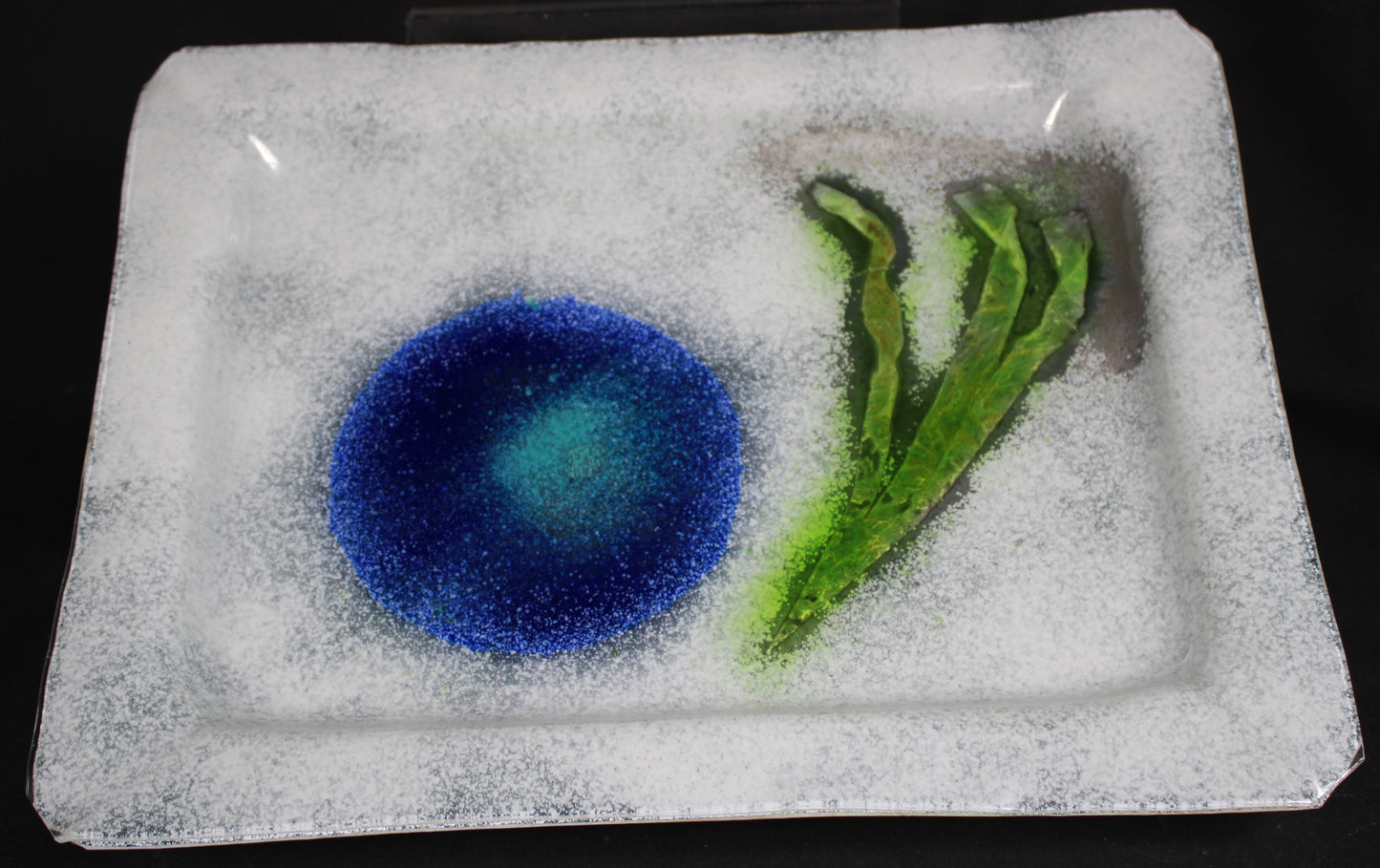 Mid-Century Modern Studio Art Glass Platter