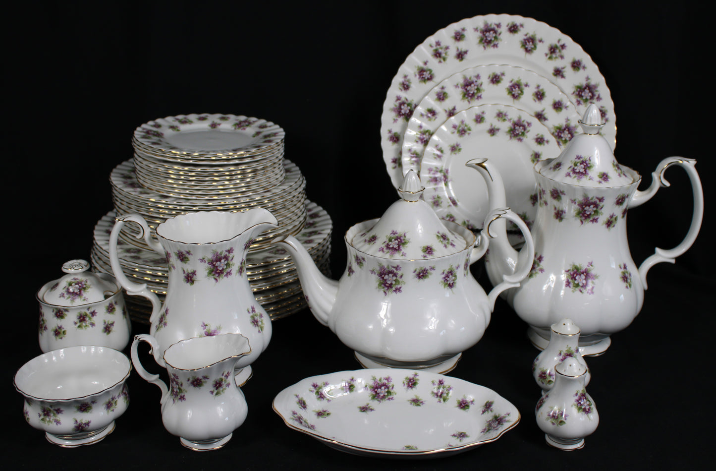 Royal Albert Sweet Violets Fine Bone China Dinnerware Set