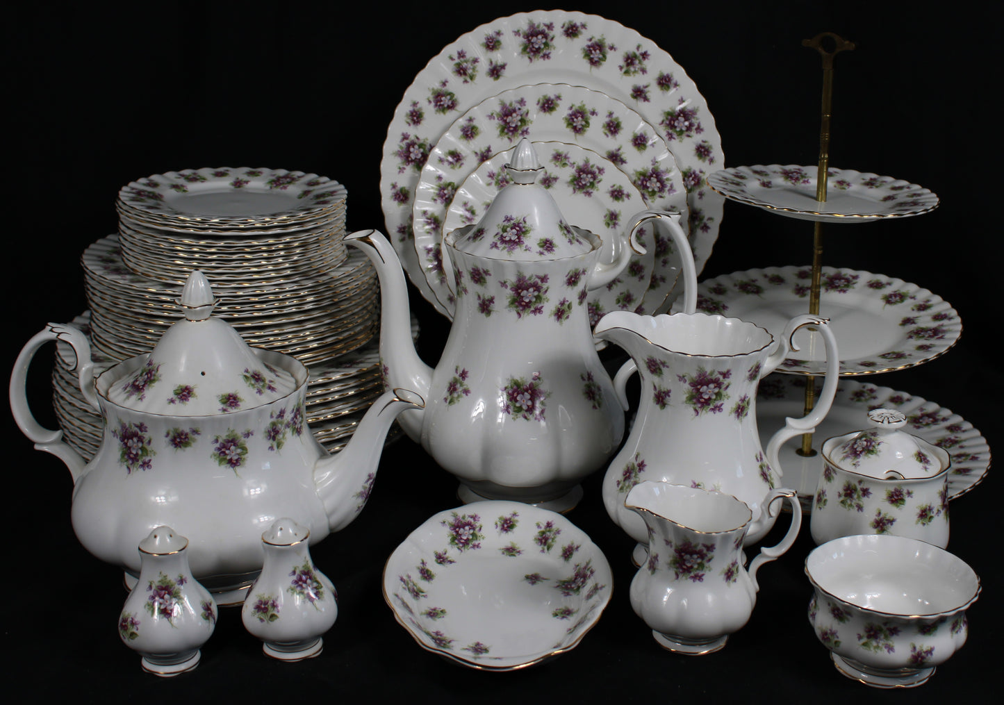 Royal Albert Sweet Violets Fine Bone China Dinnerware Set