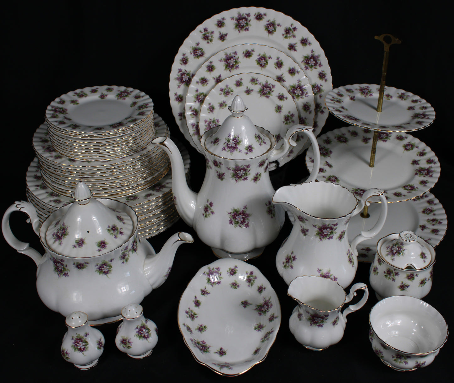 Royal Albert Sweet Violets Fine Bone China Dinnerware Set