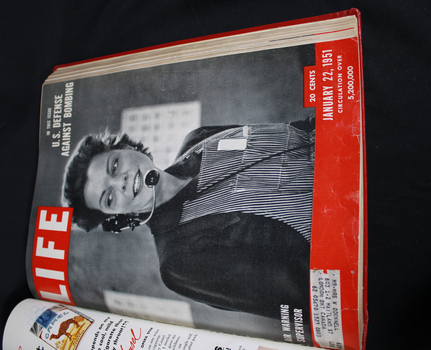 Bound Volume of Vintage LIFE Magazines January to February 1951 Mid-Century History