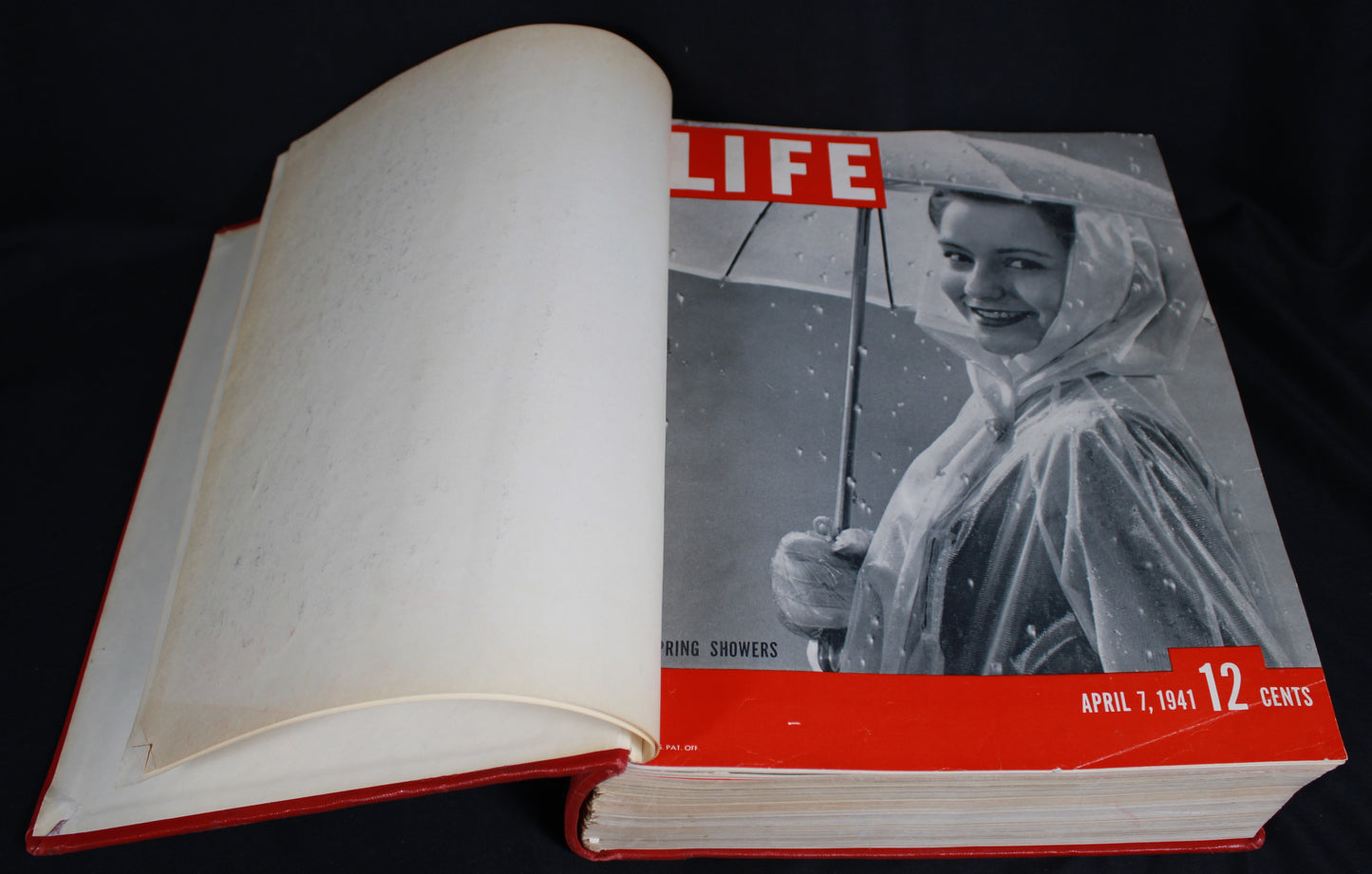 Bound Volume of Vintage Life Magazines April to June 1941 WWII Era