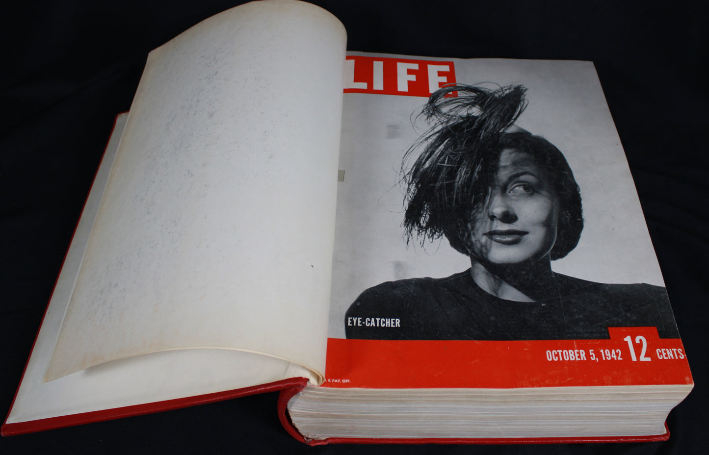 Bound Volume of Vintage Life Magazines October to December 1942 WWII Era