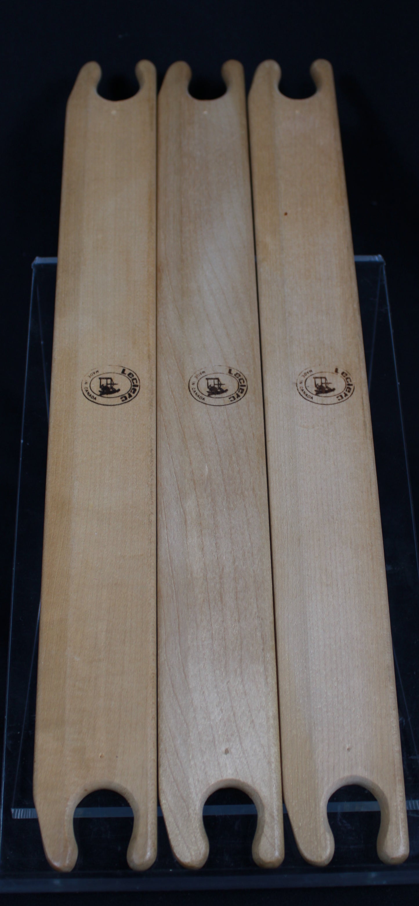 Leclerc Wooden Weaving and Tapestry Tools Set Boat Shuttle Shuttles and Beater Comb