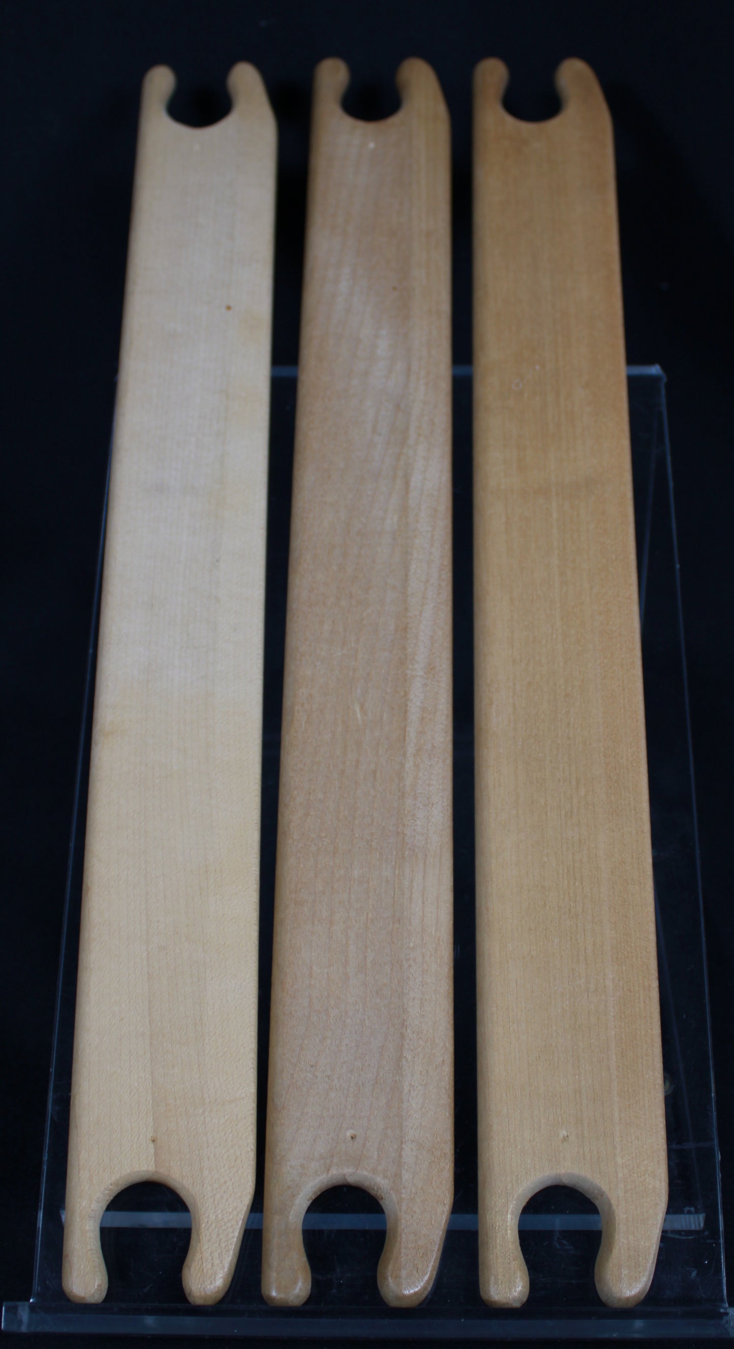 Leclerc Wooden Weaving and Tapestry Tools Set Boat Shuttle Shuttles and Beater Comb