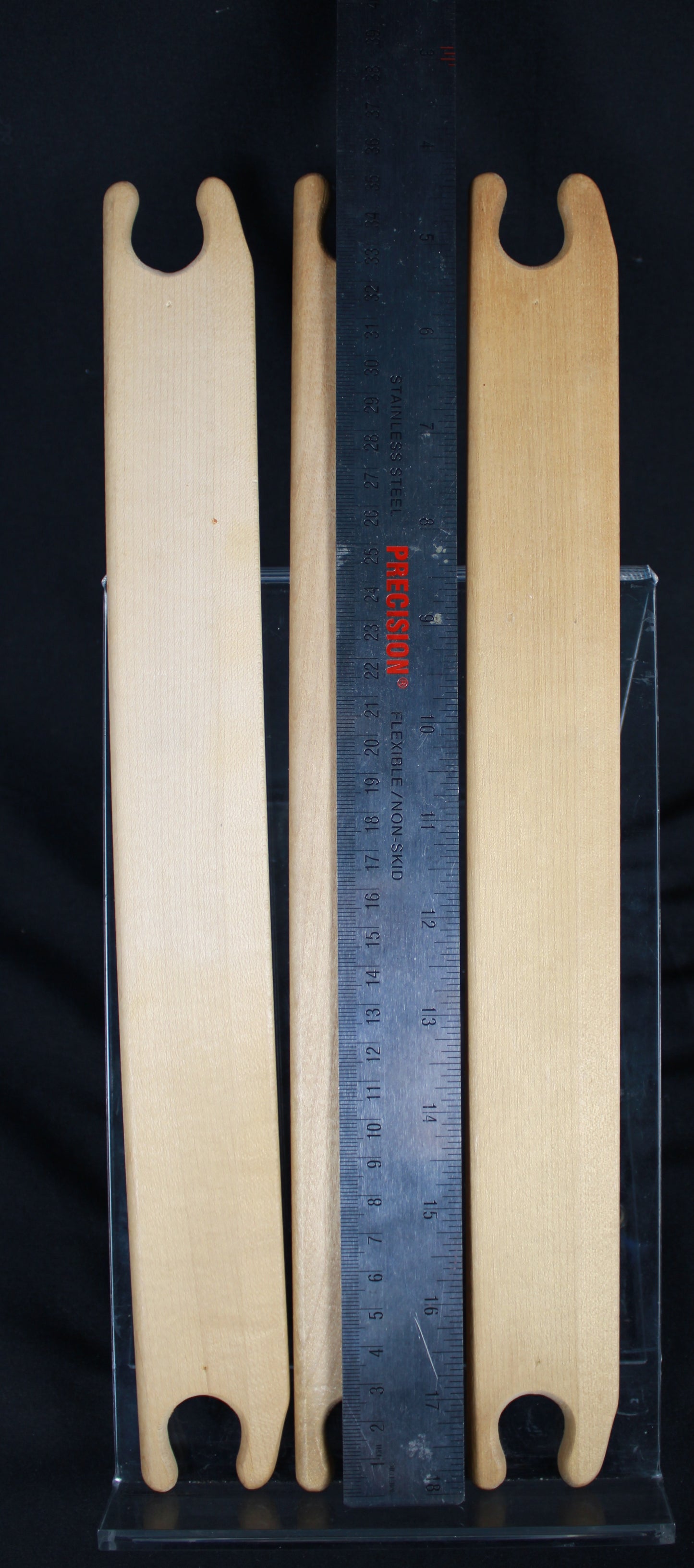 Leclerc Wooden Weaving and Tapestry Tools Set Boat Shuttle Shuttles and Beater Comb