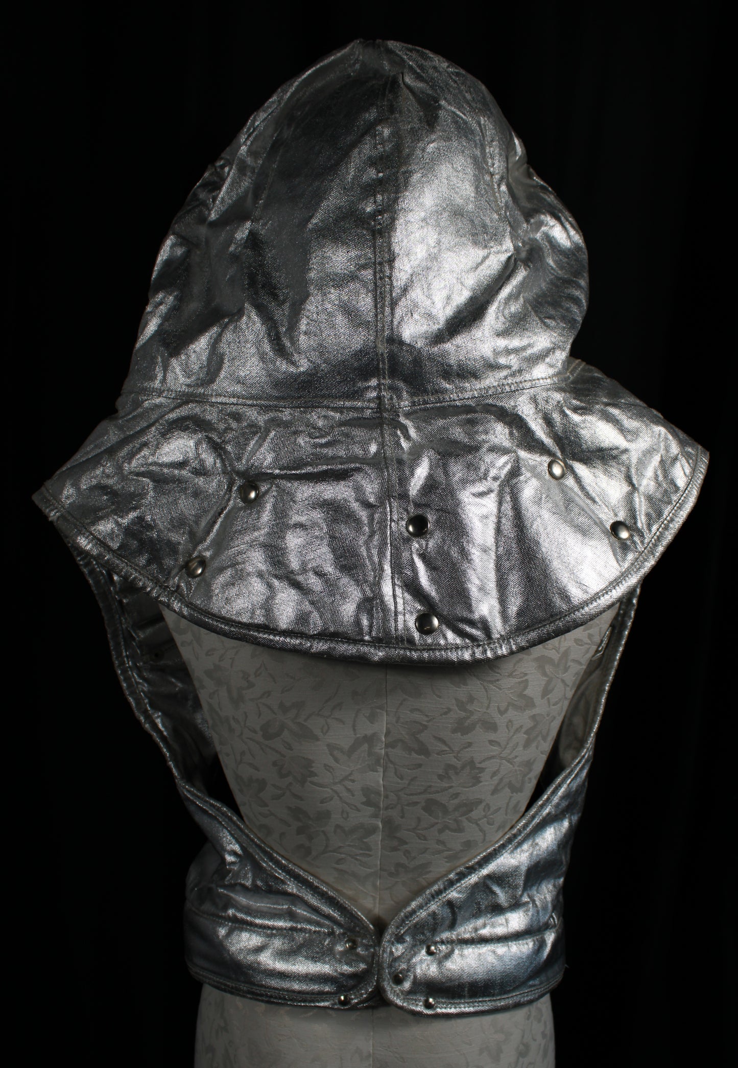 Vintage 1968 German Excalor Aluminized Fire Proximity Hood Helmet Römer DIN 4840