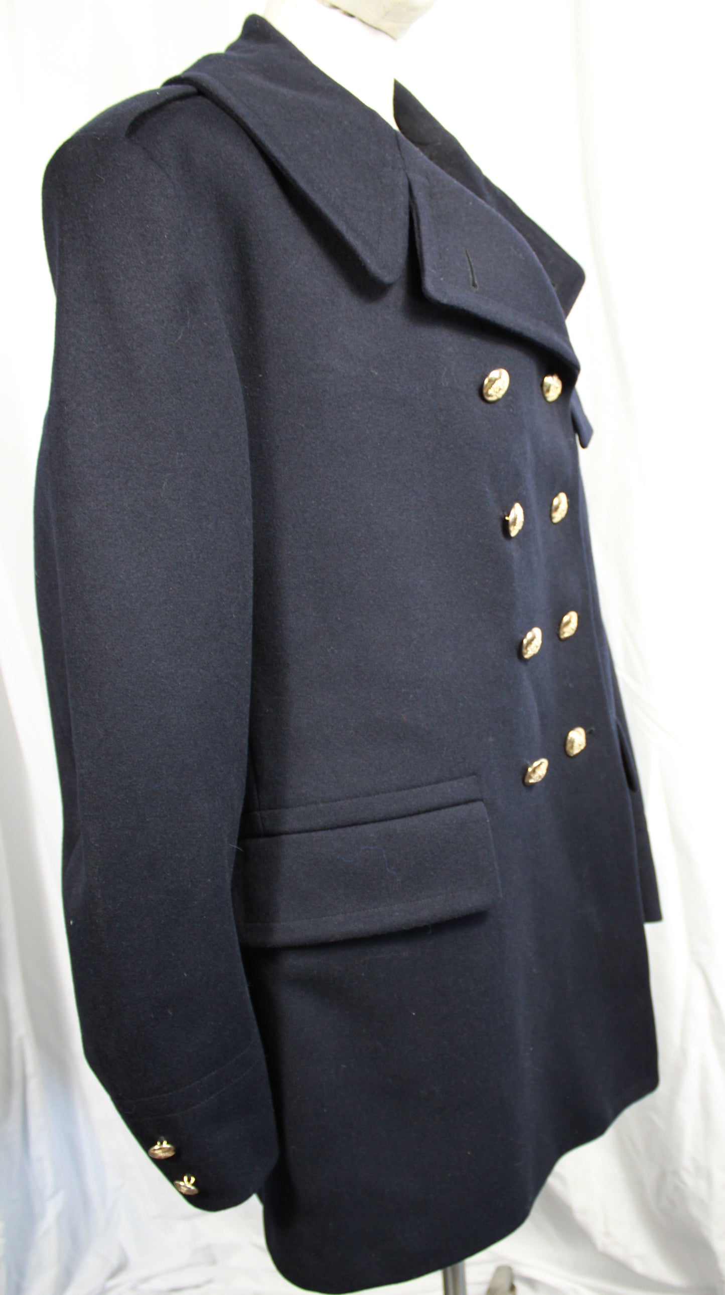 Vintage 1976 Scott Uniform Co RCMP Wool Pea Jacket Size K1