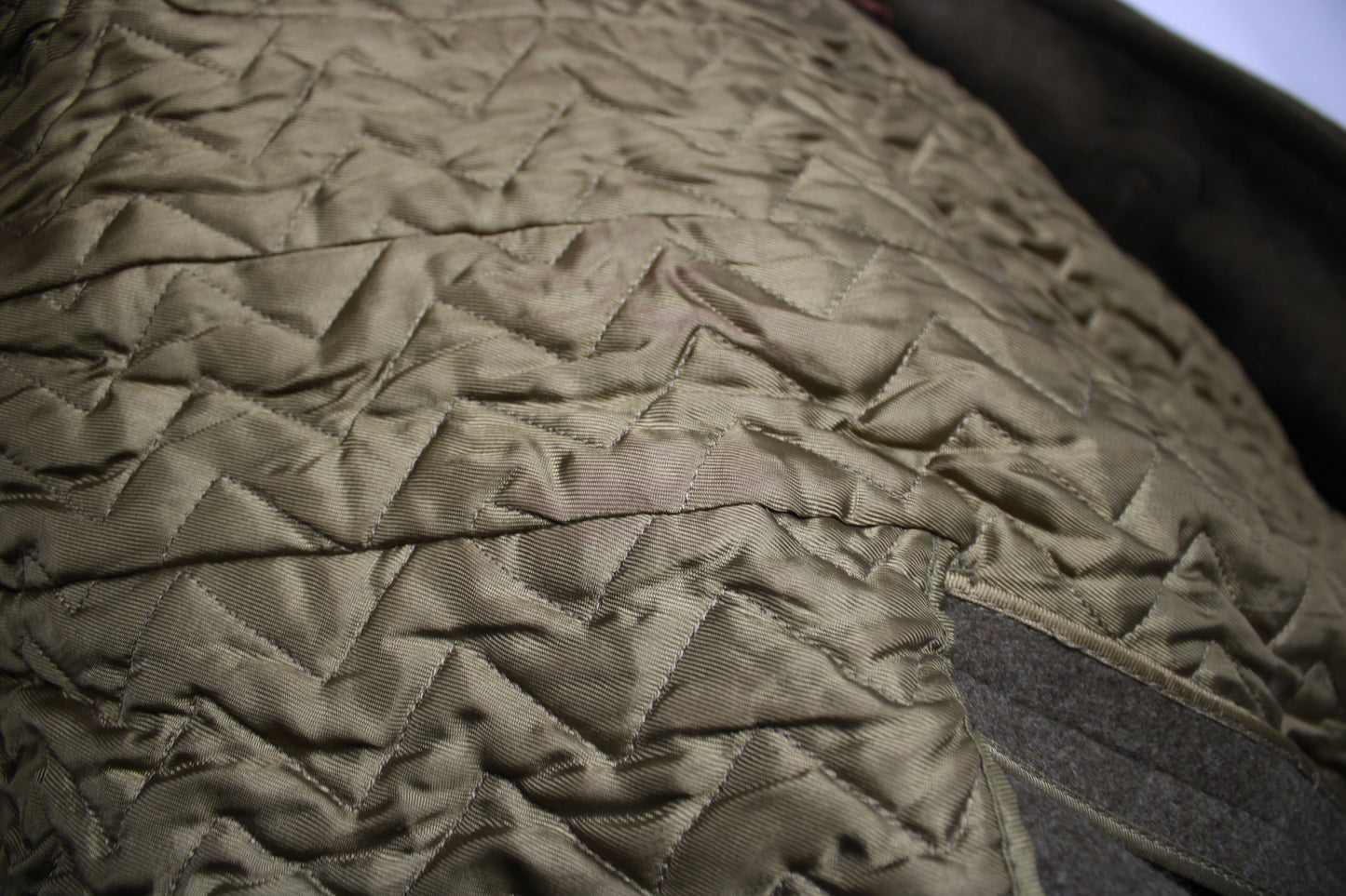 Vintage 1953-54 Rubenstein Bros Canadian Army 49 Pattern Wool Overcoat Jacket Size 2