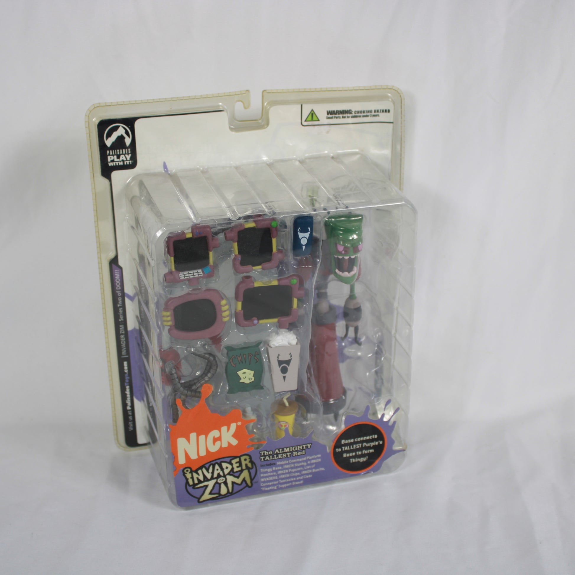 Invader Zim action figures in packaging on a white background