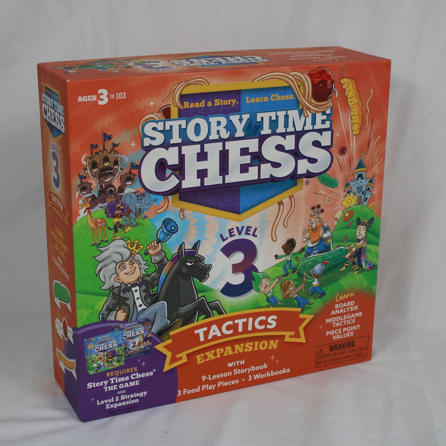 Story Time Chess Level 3 Tactics Expansion packaging on a white background