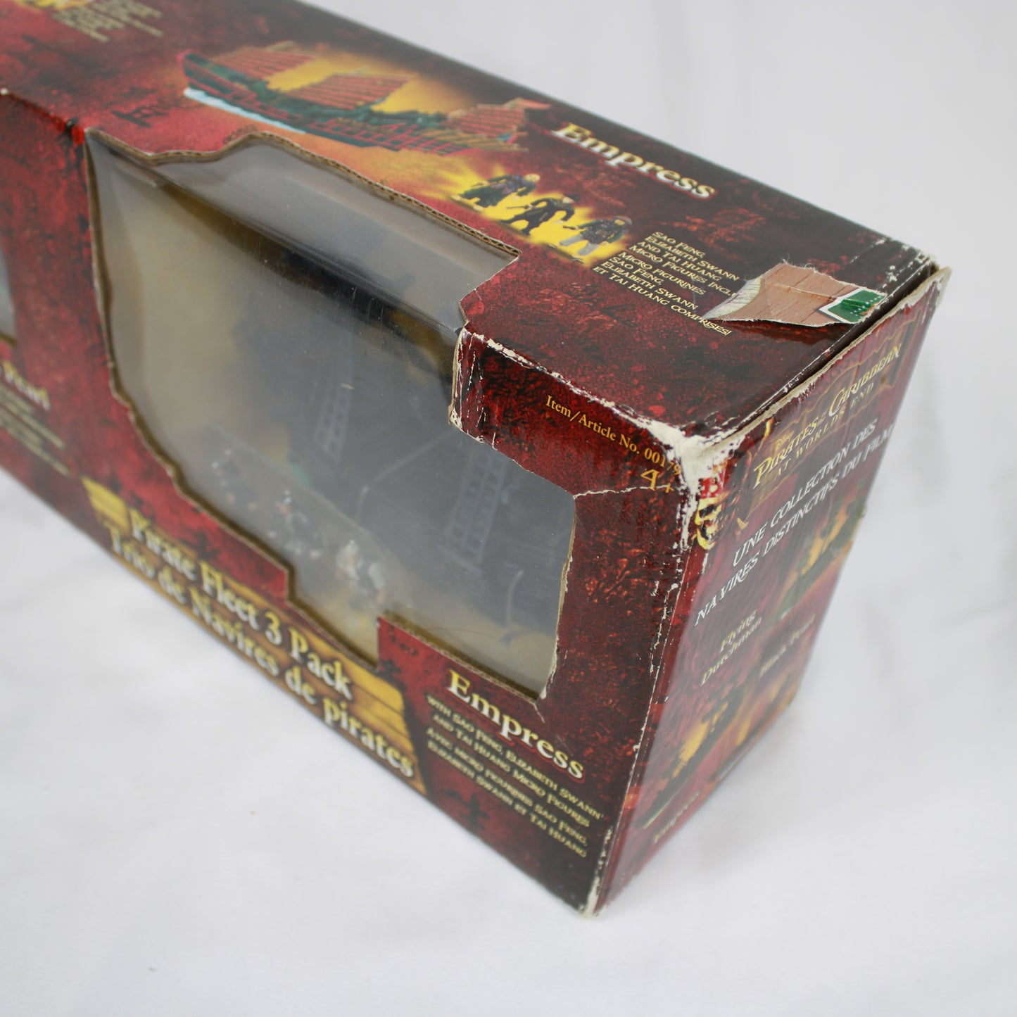 Box of 'Pirates of the Caribbean' pirate ship models