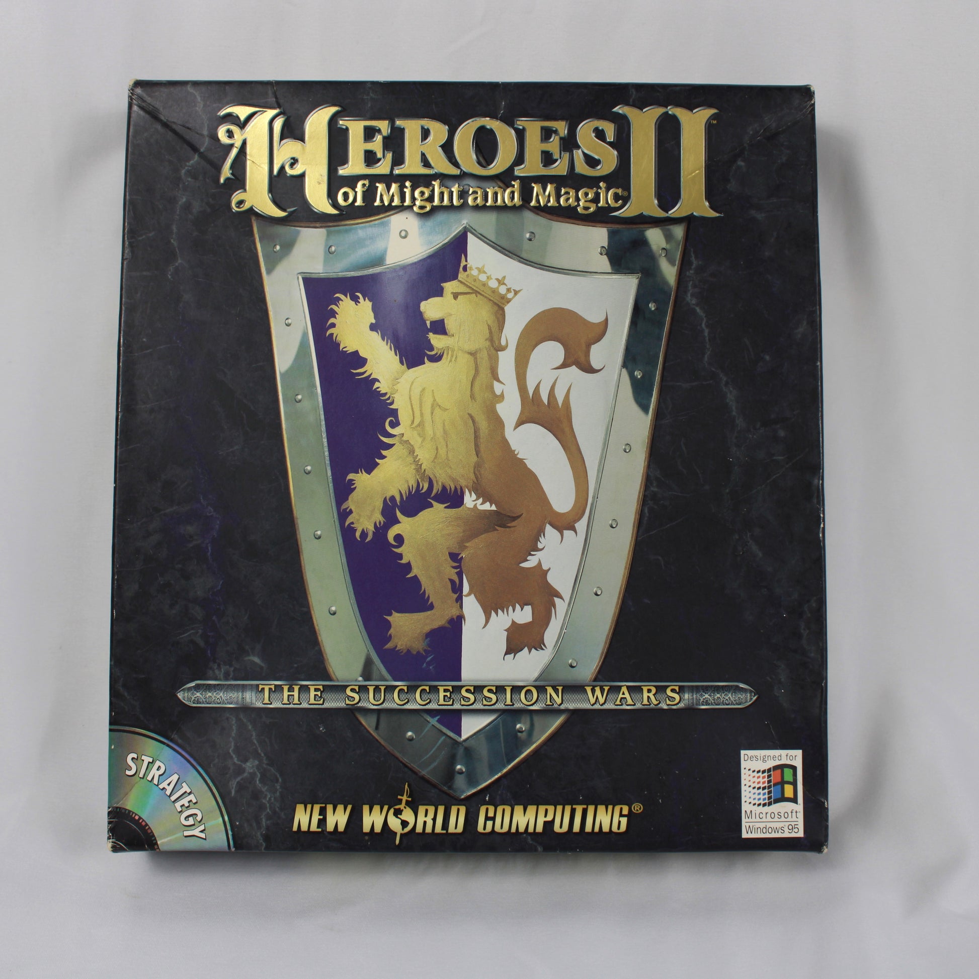 'Heroes of Might and Magic II: The Succession Wars' by New World Computing on a white background