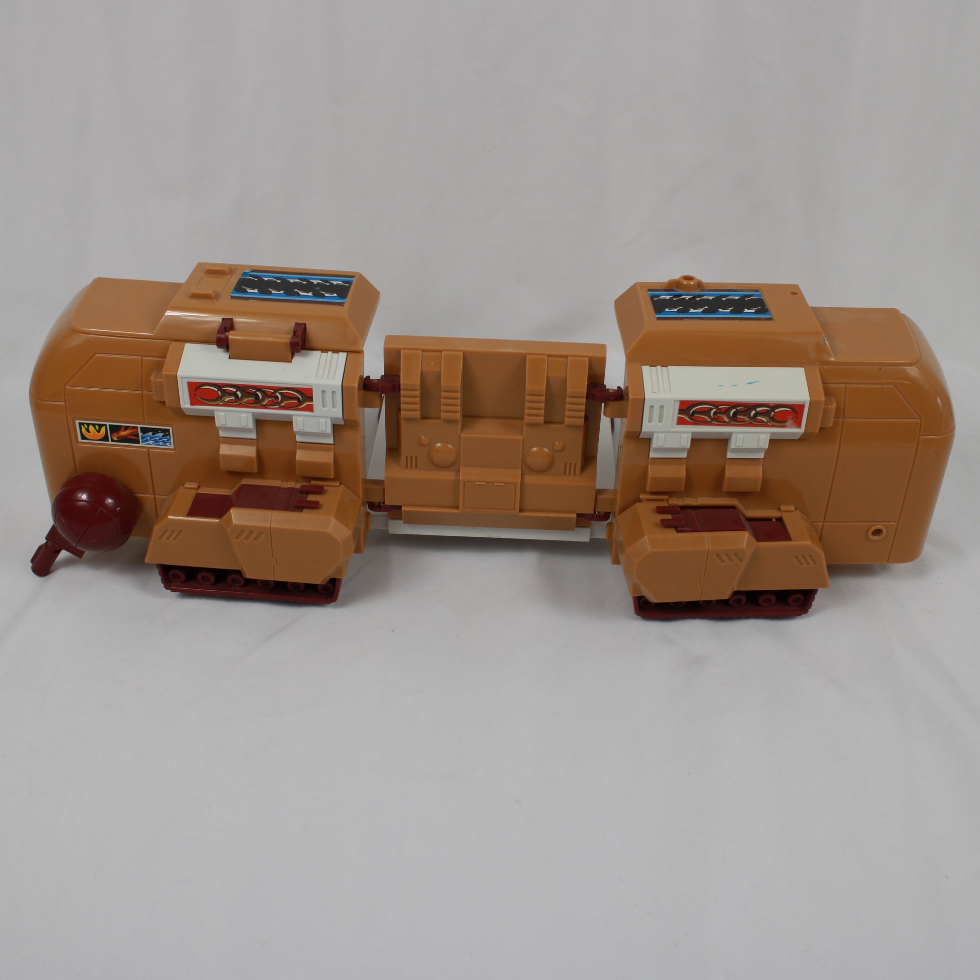 1987 Hasbro and Takara Battle Beasts transforming tracked vehicle