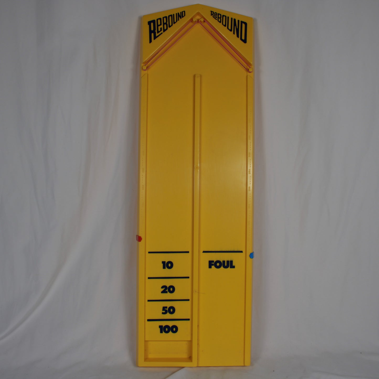 Yellow rebound board with 'Rebound' branding on a white background