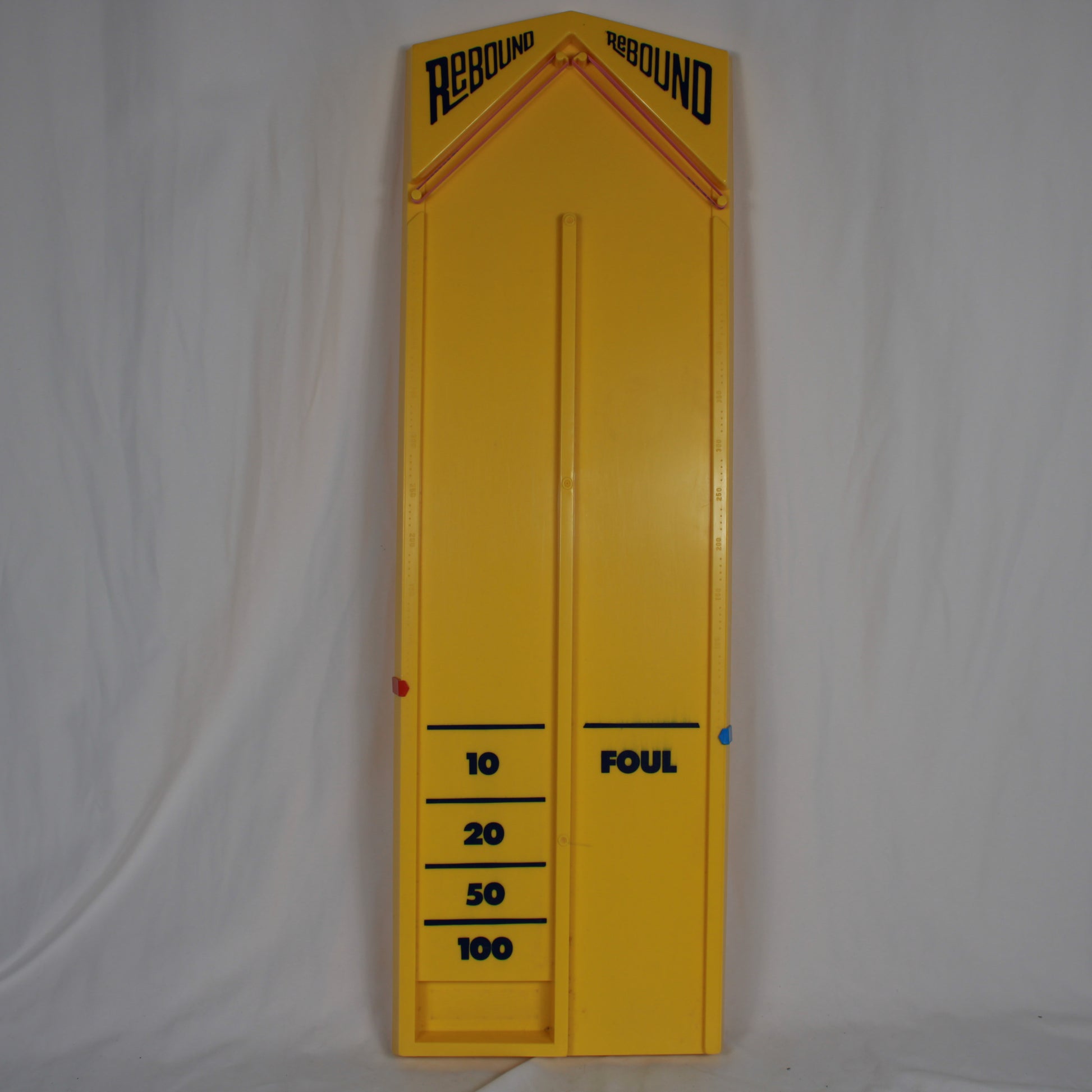 Yellow rebound board with 'Rebound' branding on a white background