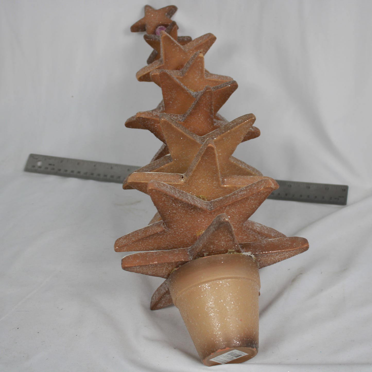 Faux Gingerbread Centerpiece 18 Inch