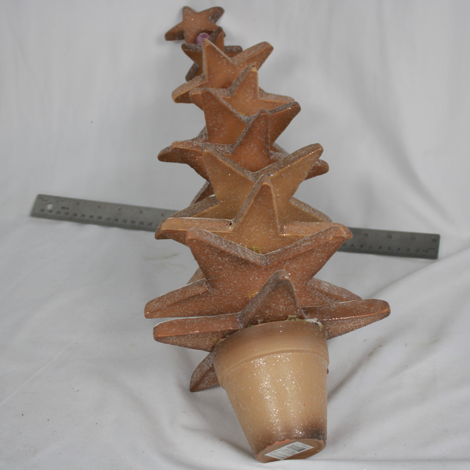 Faux Gingerbread Centerpiece 18 Inch