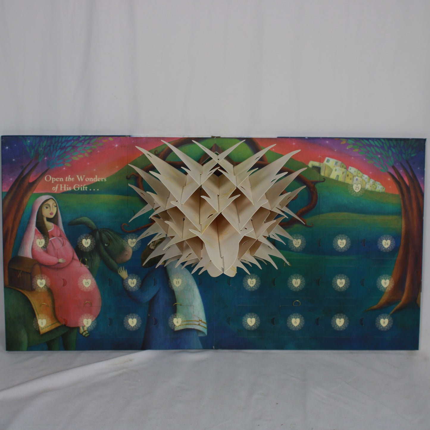 Hardcover Advent Calendar Pop-Up Book