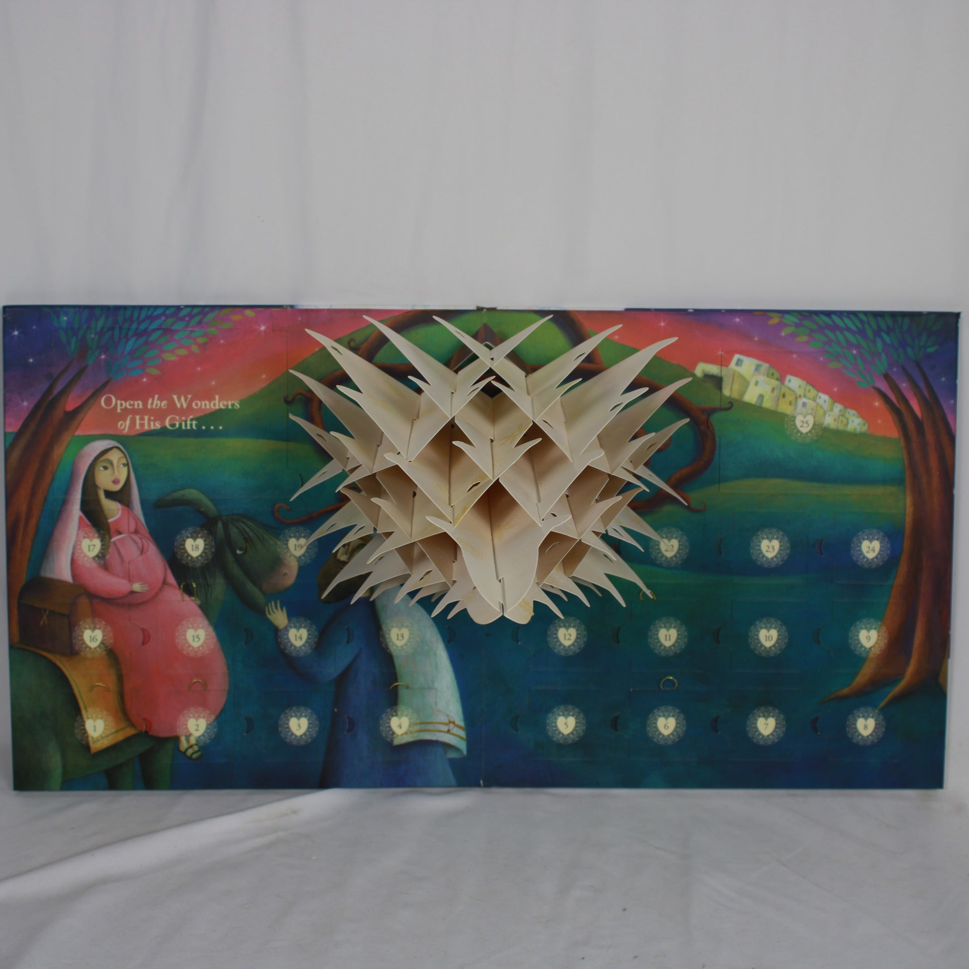Hardcover Advent Calendar Pop-Up Book