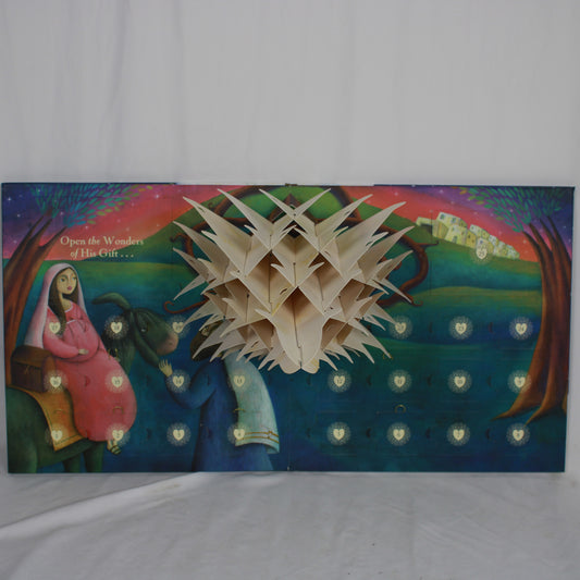 Hardcover Advent Calendar Pop-Up Book