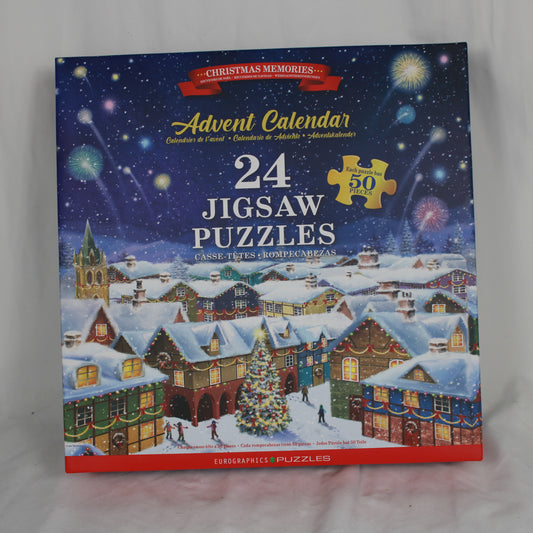 Eurographics Christmas Memories 24 Jigsaw Puzzles Advent Calendar