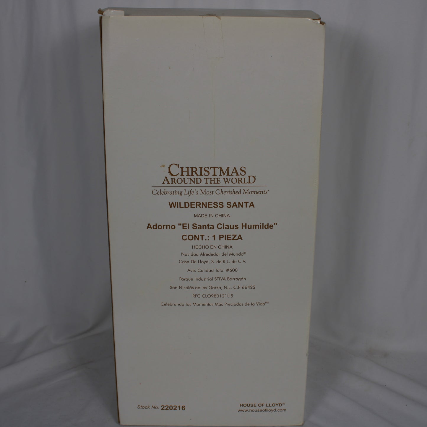 Wilderness Santa Figurine House of Lloyd with Box