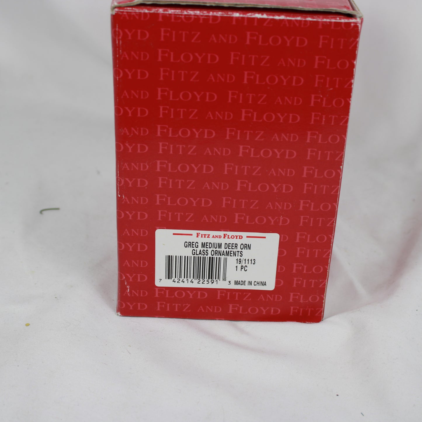 Fitz & Floyd 2003 Christmas Court Santa Ceramic Bell Figurine