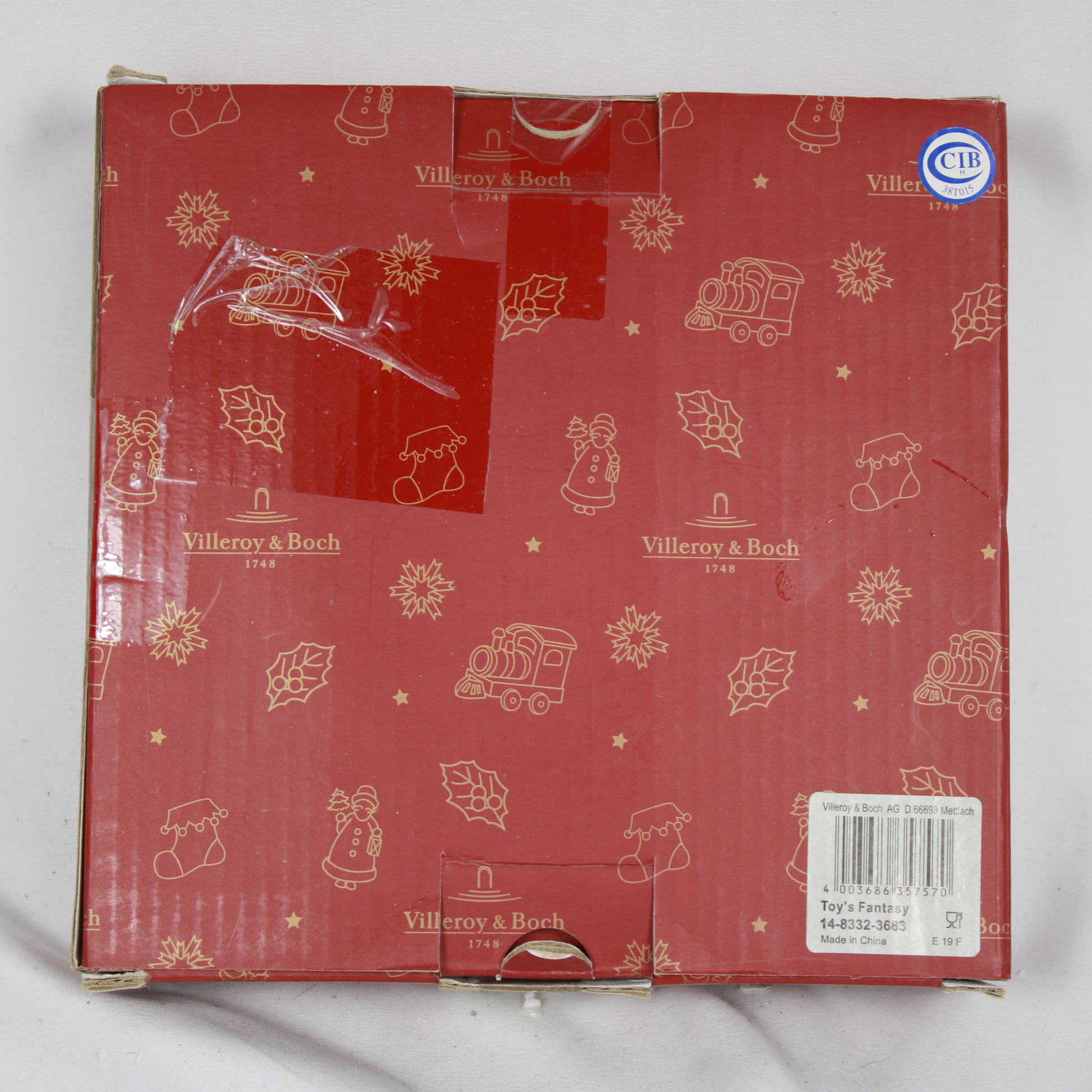 Villeroy & Boch Toy's Fantasy Christmas Violin Plate with Original Box