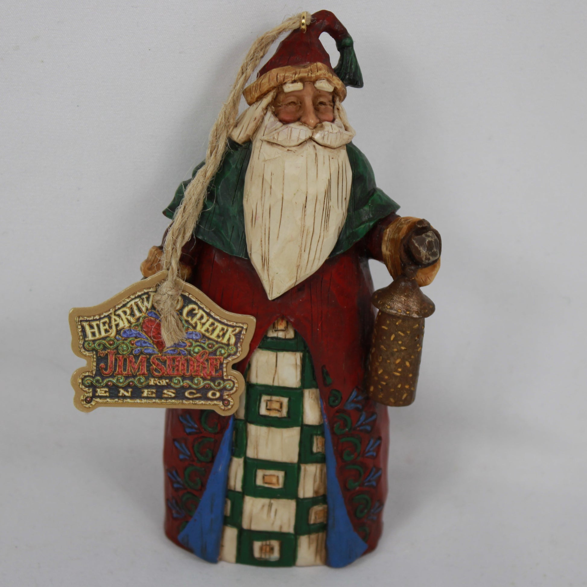 2002 Jim Shore Heartwood Creek Santa Ornament
