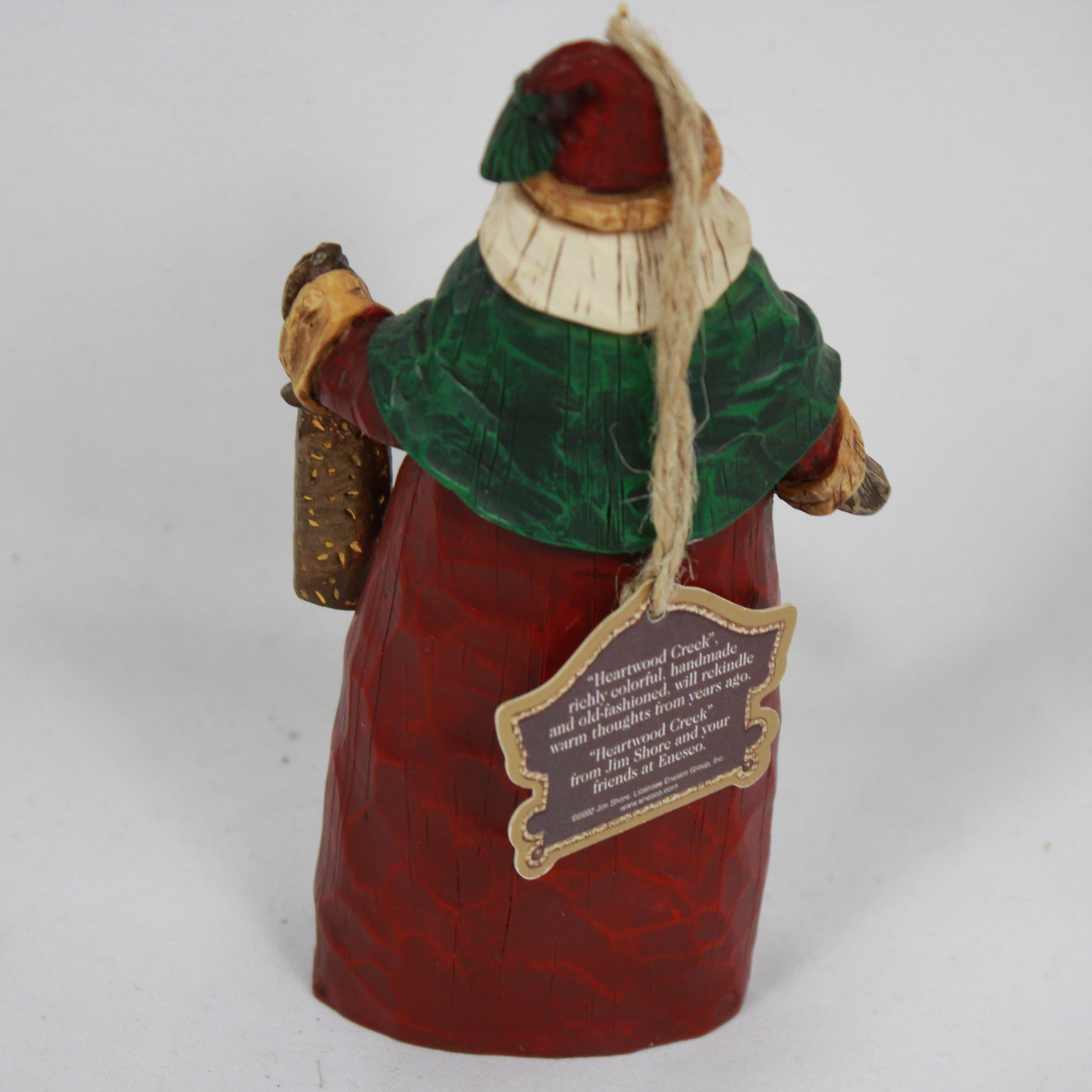 2002 Jim Shore Heartwood Creek Santa Ornament