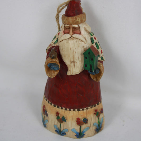 Jim Shore Heartwood Creek 2002 Santa Claus Ornament