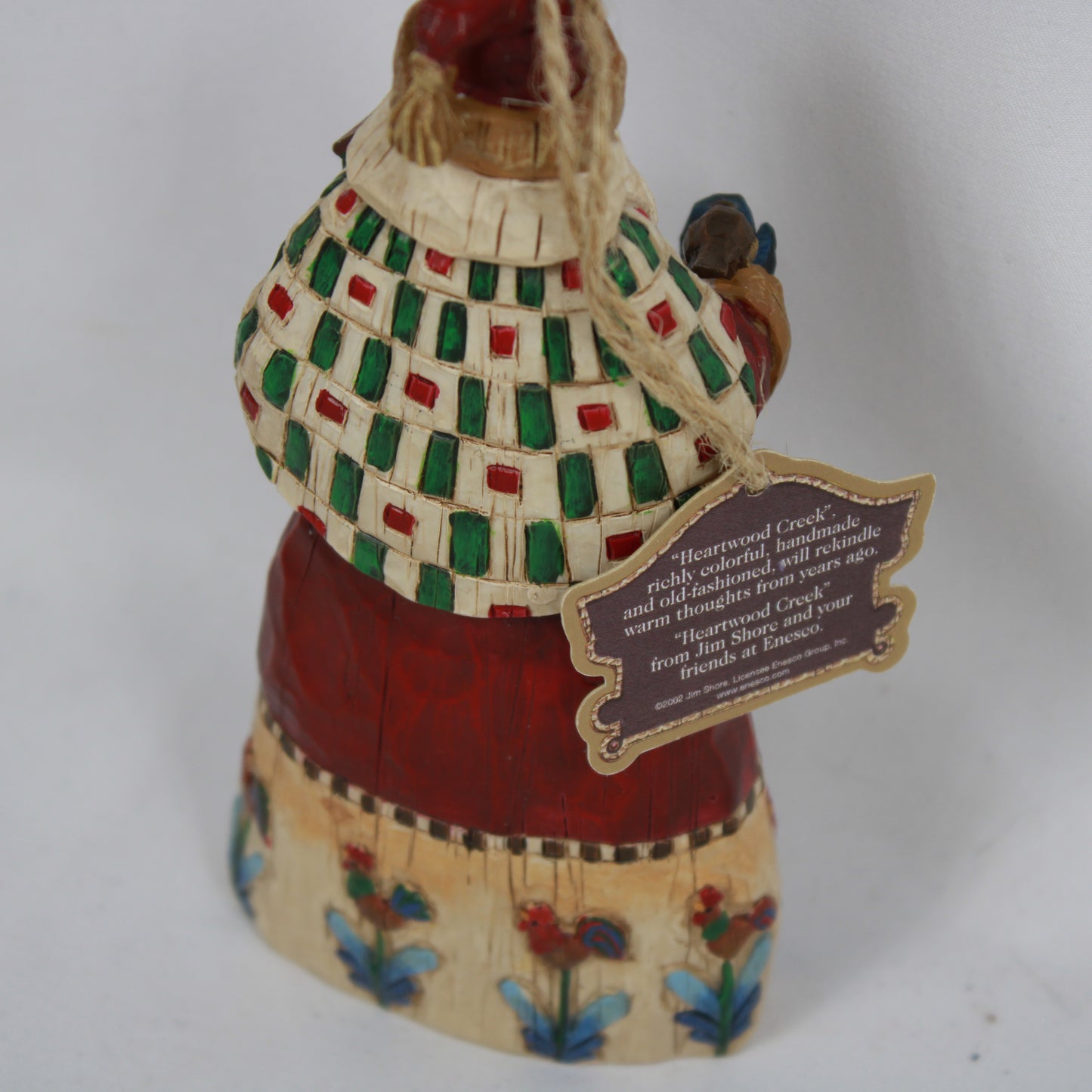 Jim Shore Heartwood Creek 2002 Santa Claus Ornament