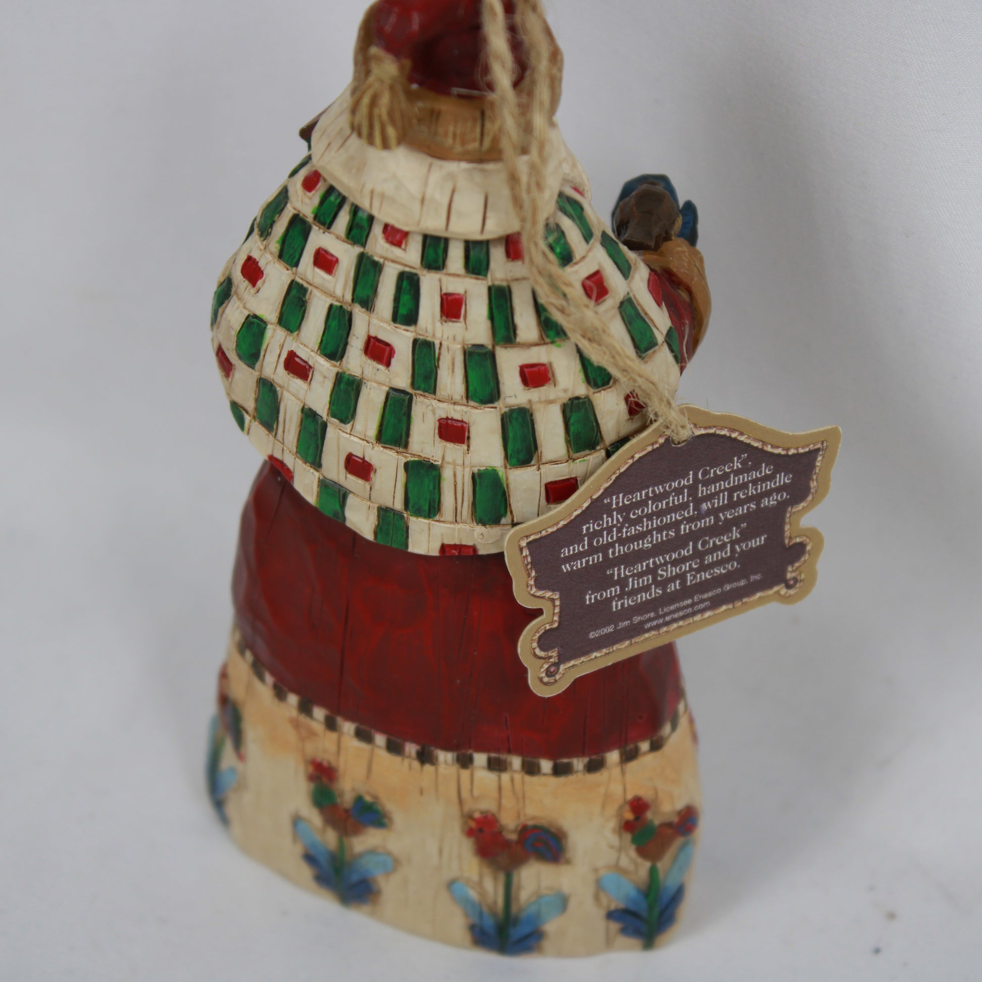 Jim Shore Heartwood Creek 2002 Santa Claus Ornament
