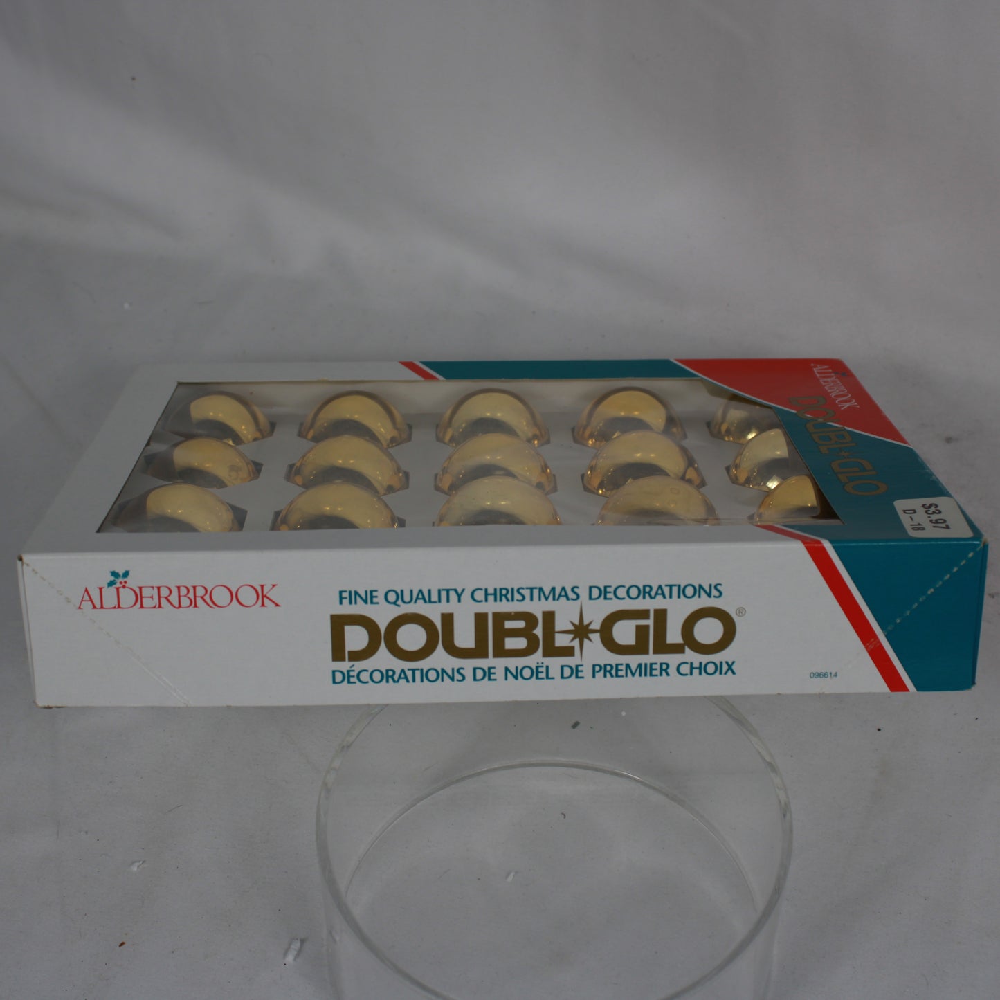 Alderbrook Doubl-Glo Gold Christmas Tree Ornament Balls