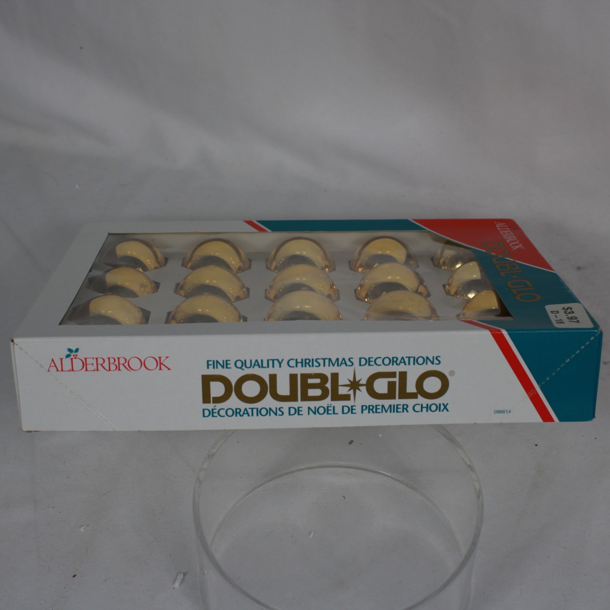 Alderbrook Doubl-Glo Gold Christmas Tree Ornament Balls