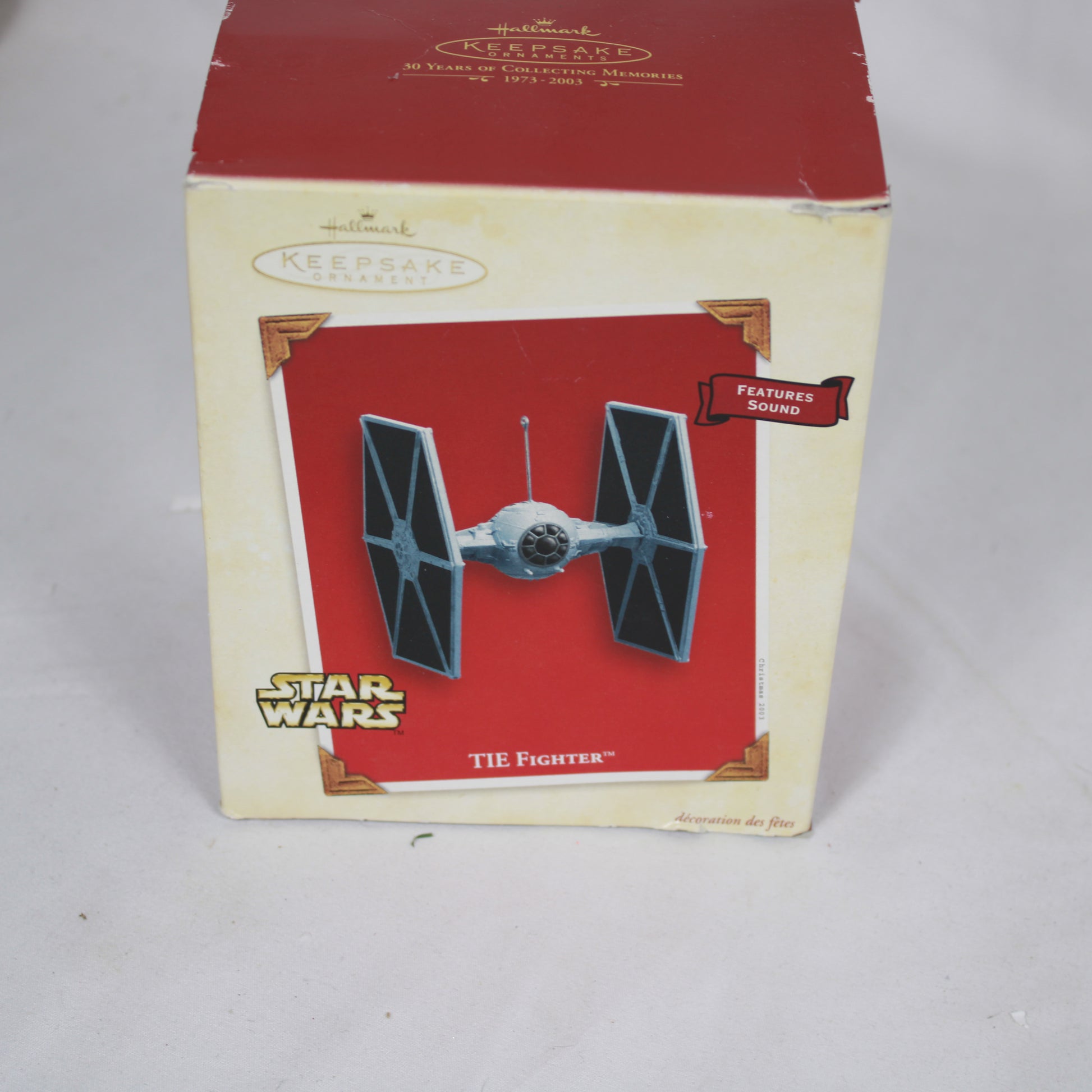 2003 Hallmark Keepsake Star Wars TIE Fighter Christmas Ornament with Sound