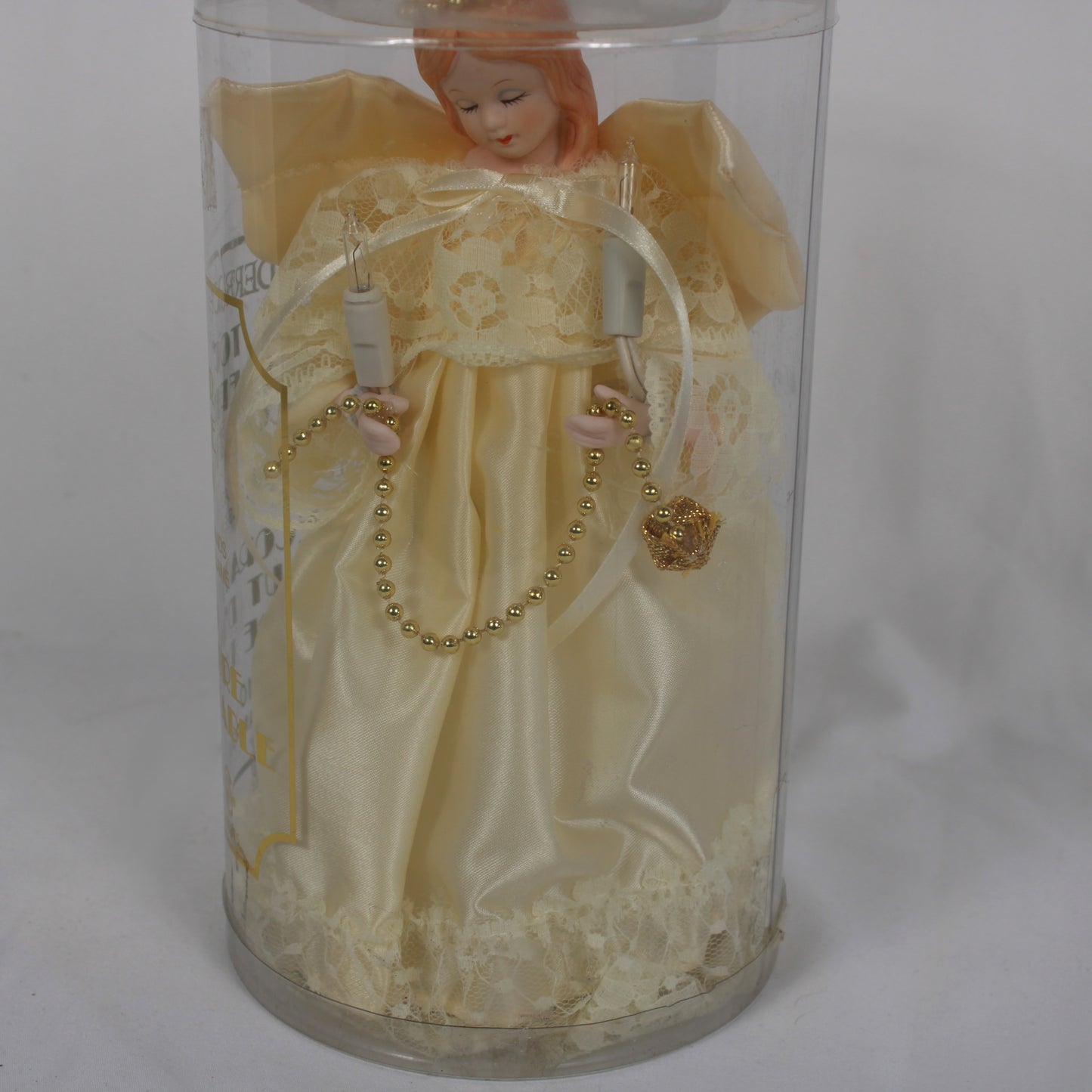 Alderbrook Vintage 1980s Lighted Christmas Angel Tree Topper