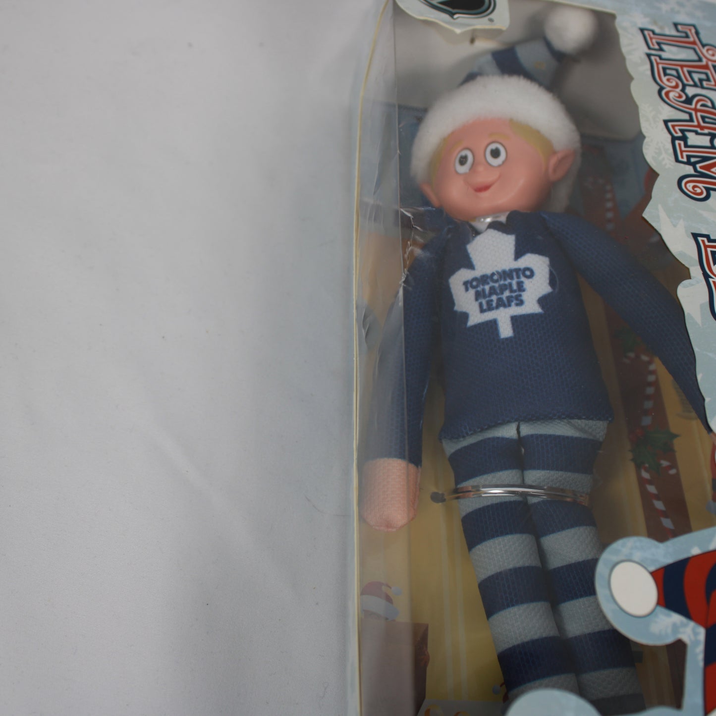 NHL Team Elves Winner's Workshop Toronto Maple Leafs Plush Holiday Doll