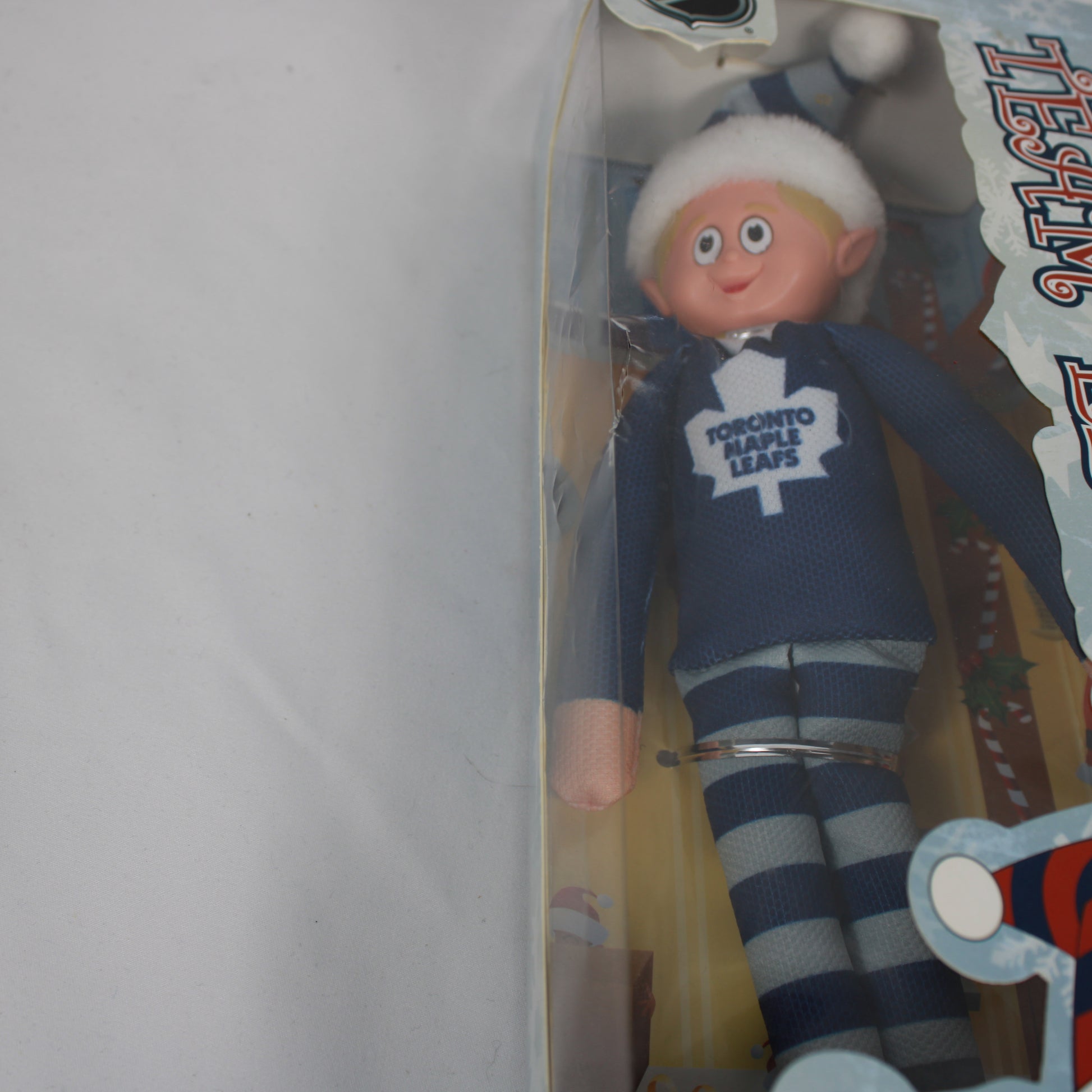 NHL Team Elves Winner's Workshop Toronto Maple Leafs Plush Holiday Doll