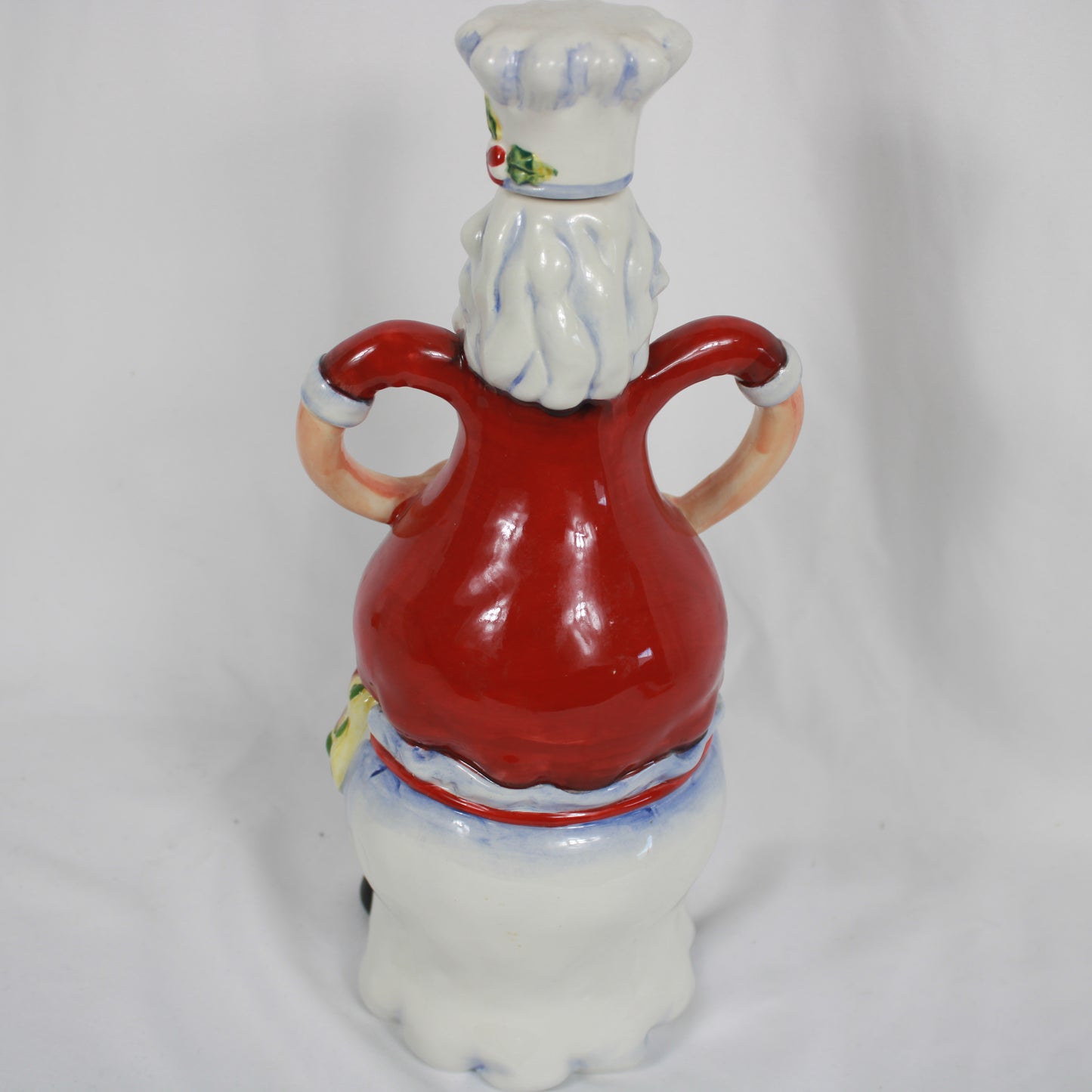 Ceramic Chef Santa Decanter Bottle