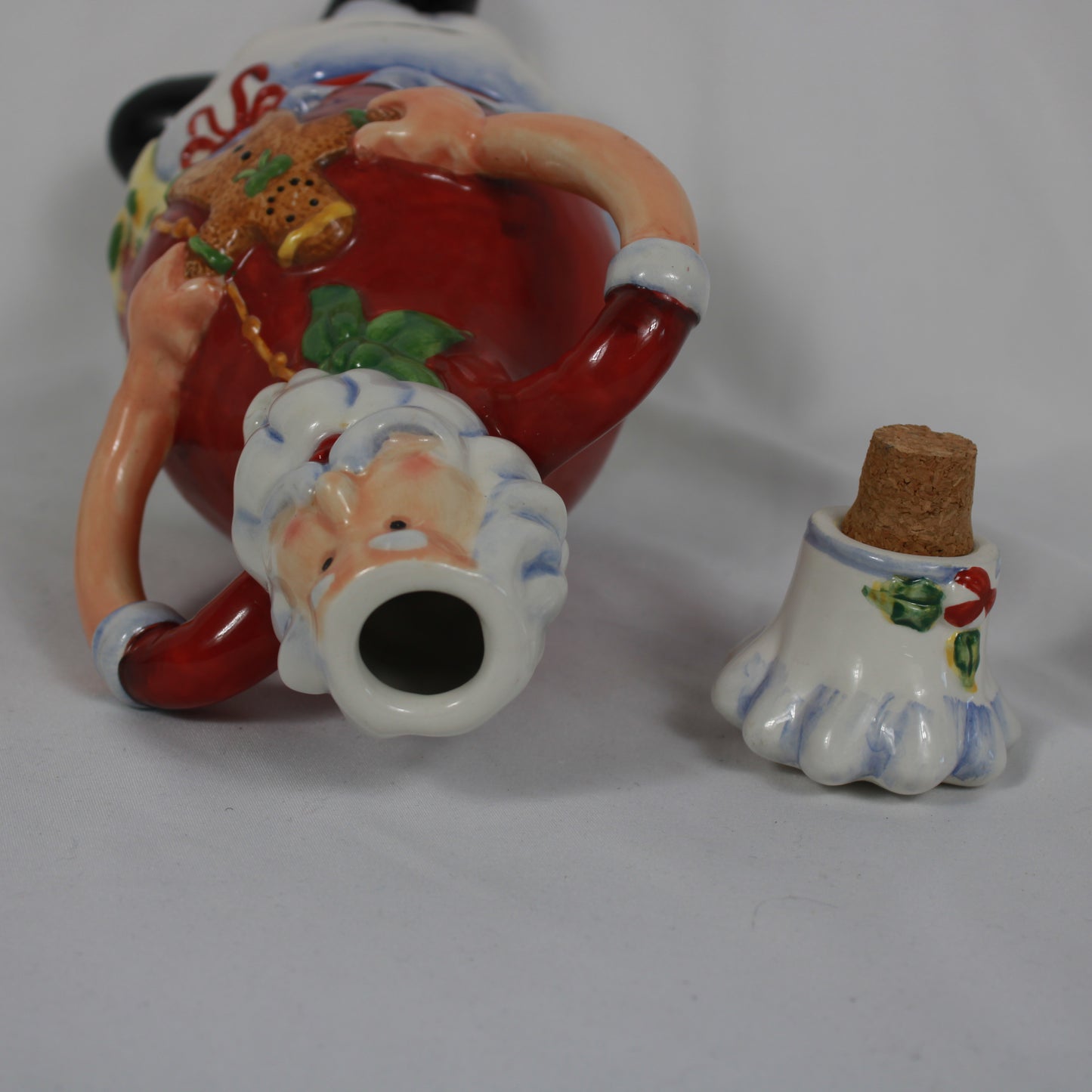 Ceramic Chef Santa Decanter Bottle