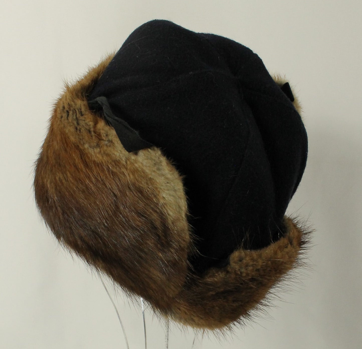 Lot of Three Men's Fur Hats including Winter Trapper Style