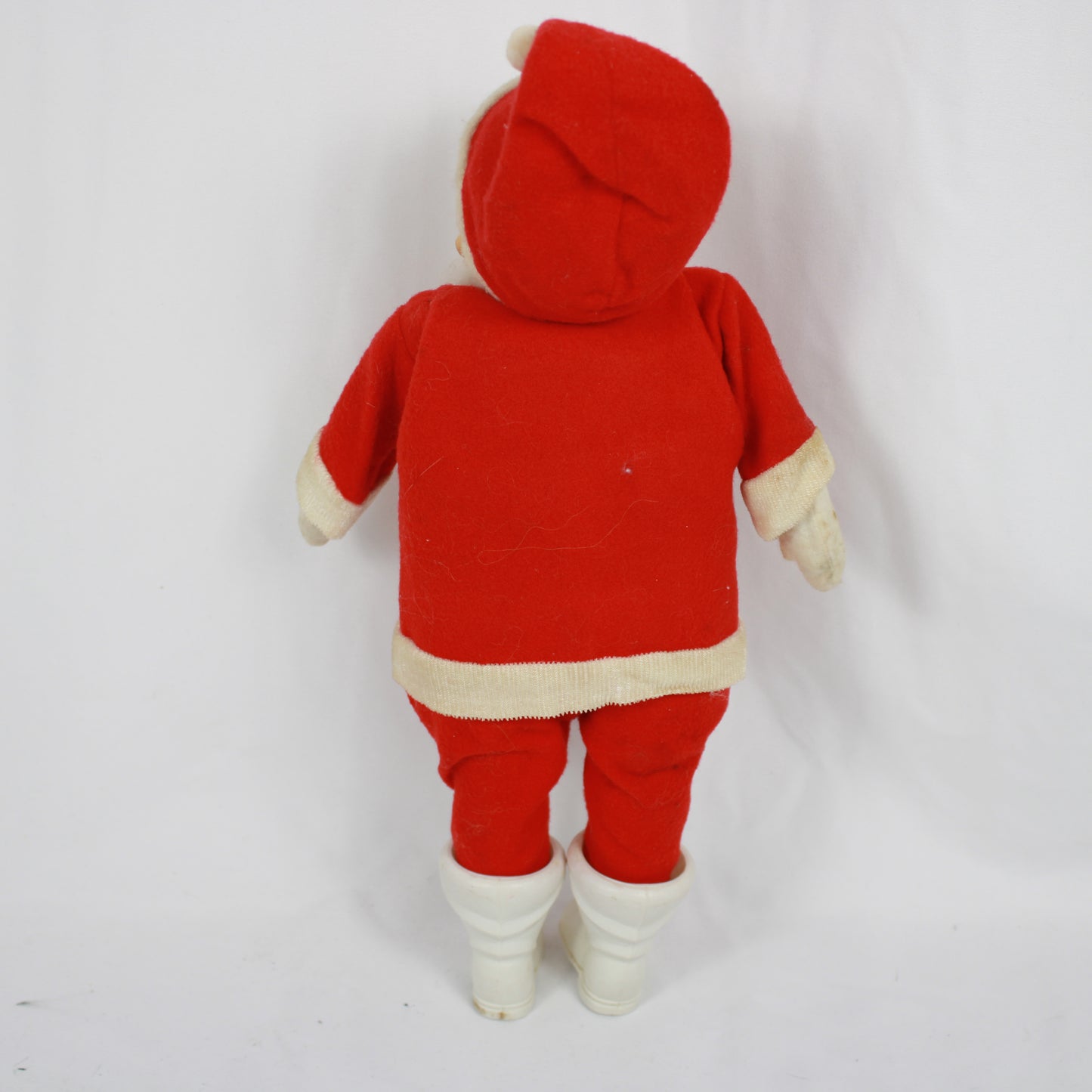 Vintage Mid-Century Celluloid Face Santa Claus Doll
