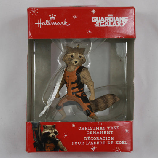 Hallmark Marvel Guardians of the Galaxy Rocket Raccoon Christmas Tree Ornament 2015
