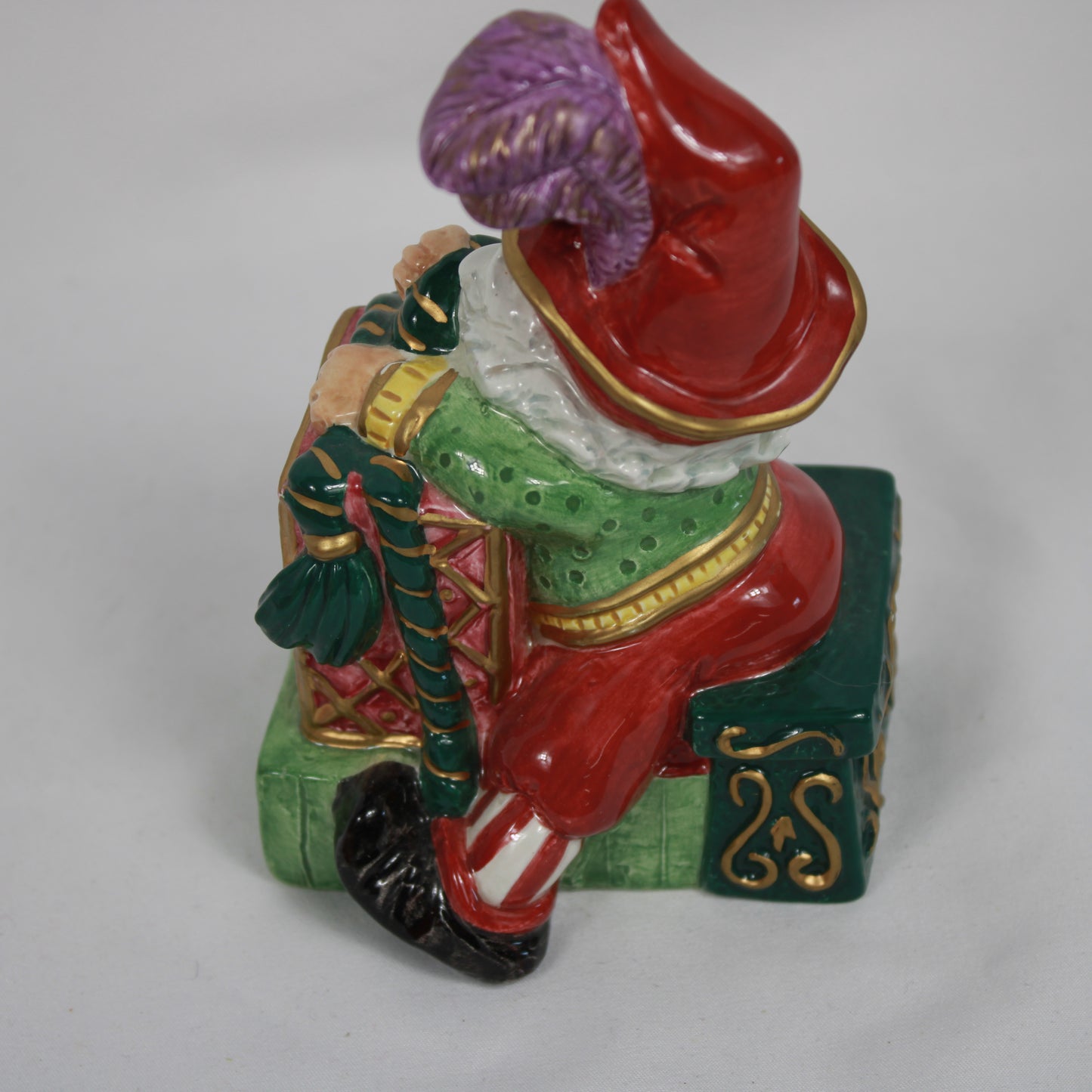 Fitz and Floyd 2003 Christmas Court Annual Santa Bell 10th Edition