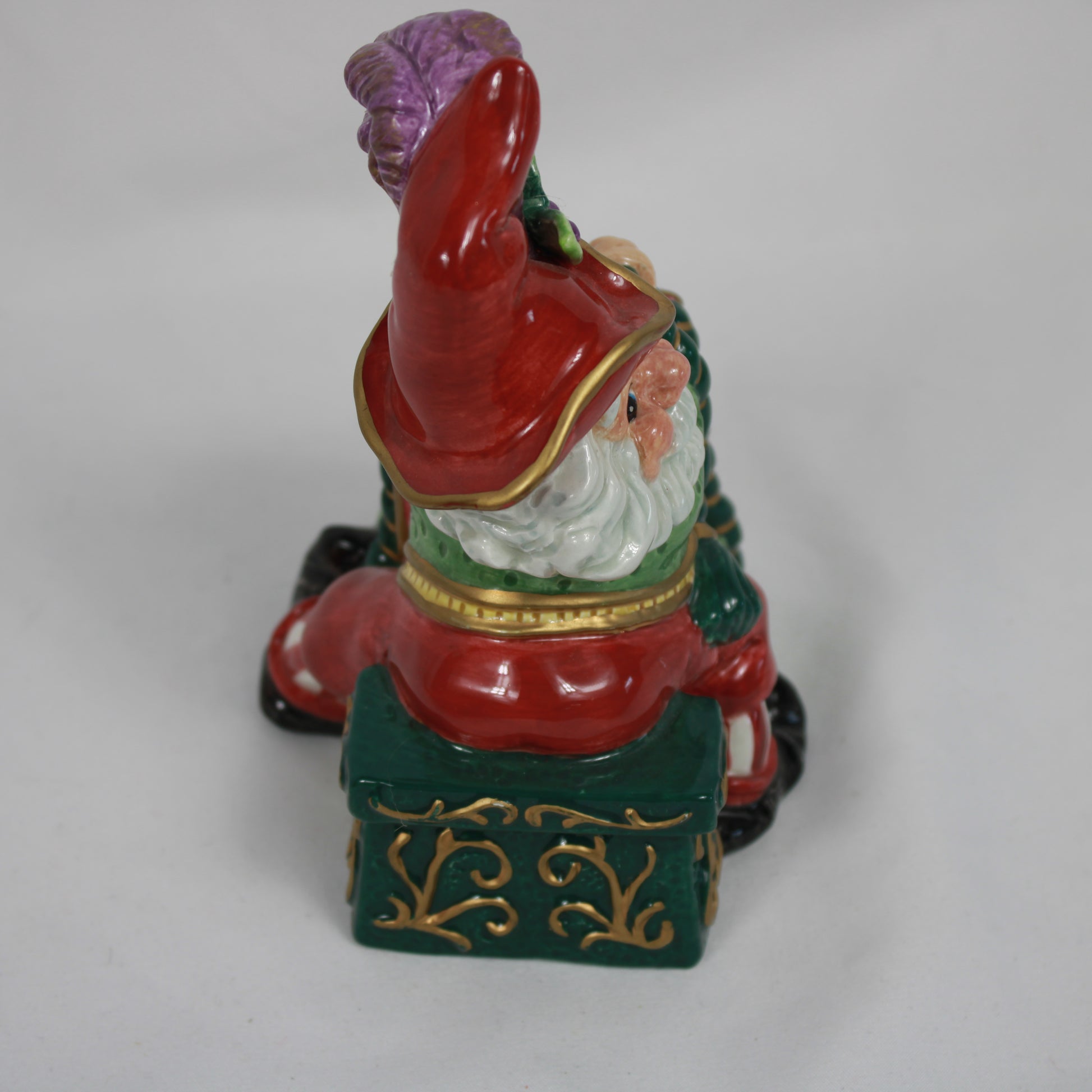 Fitz and Floyd 2003 Christmas Court Annual Santa Bell 10th Edition