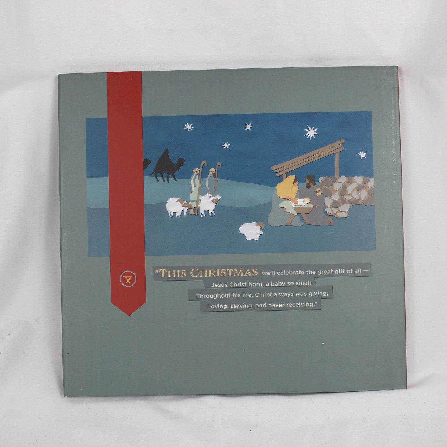 The Giving Manger Christmas Box Set with Book, Manger, and Baby Jesus