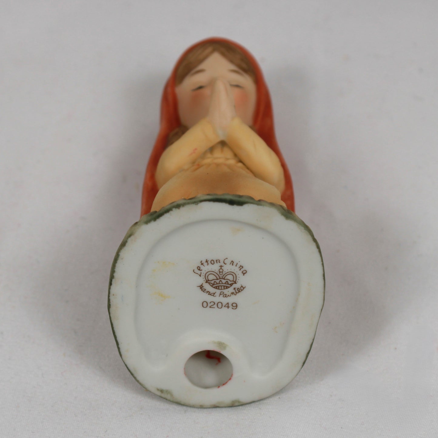 Vintage 1986 Lefton China Hand Painted Nativity Pieces #02049 Set of 3