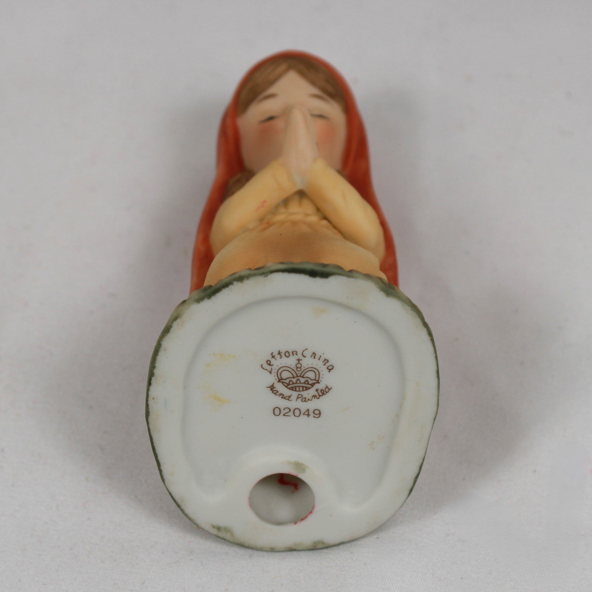 Vintage 1986 Lefton China Hand Painted Nativity Pieces #02049 Set of 3